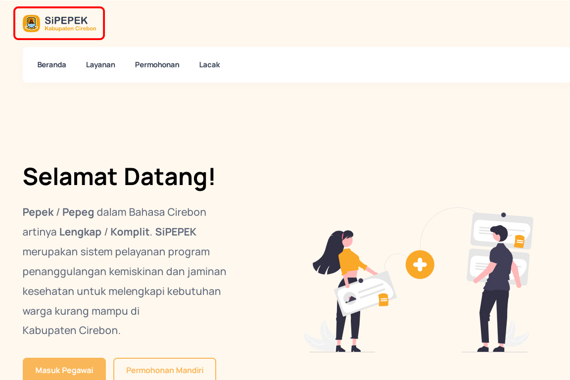 Viral Aplikasi SIPEPEK Kabupaten Cirebon, Warganet Jadi Salah Fokus, Apa Artinya dalam Bahasa Cirebon?