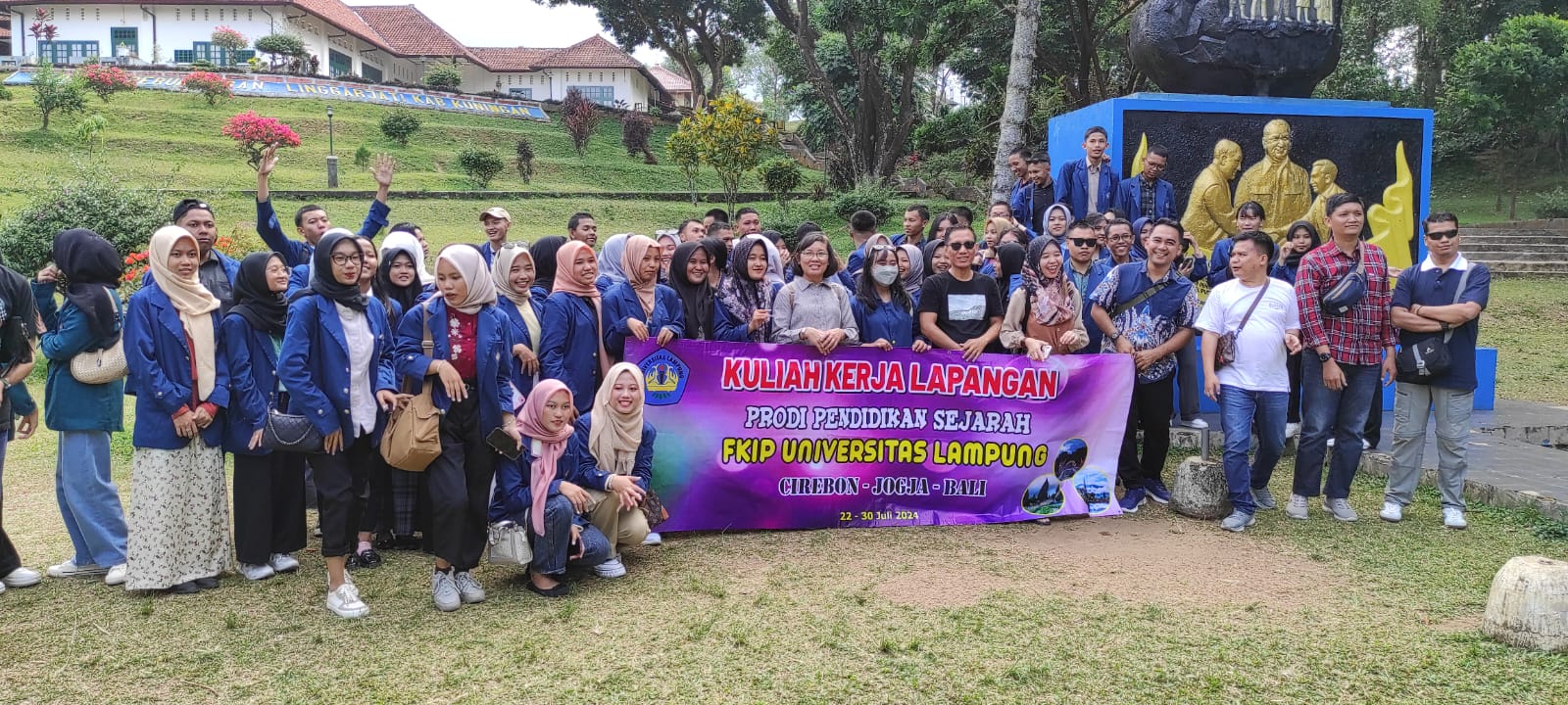 Mahasiswa Universitas Lampung Kunjungi Gedung Perjanjian Linggarjati, Kadisdikbud Kuningan Bilang Terima Kasih