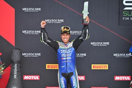 Bukti Pembinaan Mendunia YRI, Aldi Satya Mahendra Ukir Sejarah di World Supersport Australia