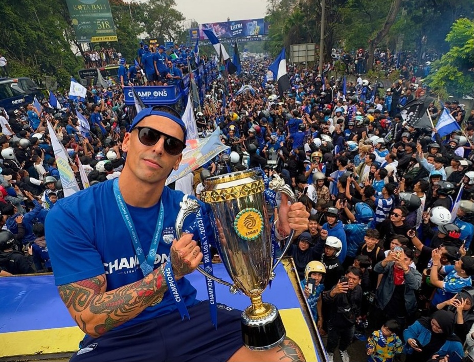 Pemain Asing Debutan di Liga 1, Rekrutan Luis Milla Ini Justru Sukses Bawa Persib Bandung Juara