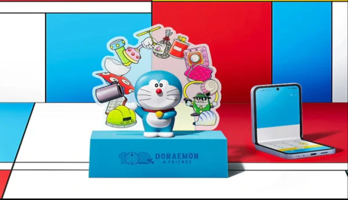 Bertema Doraemon, Samsung Galaxy Z Flip Limited Edition Rilis di Hongkong, Apa Tersedia Juga di Indonesia?