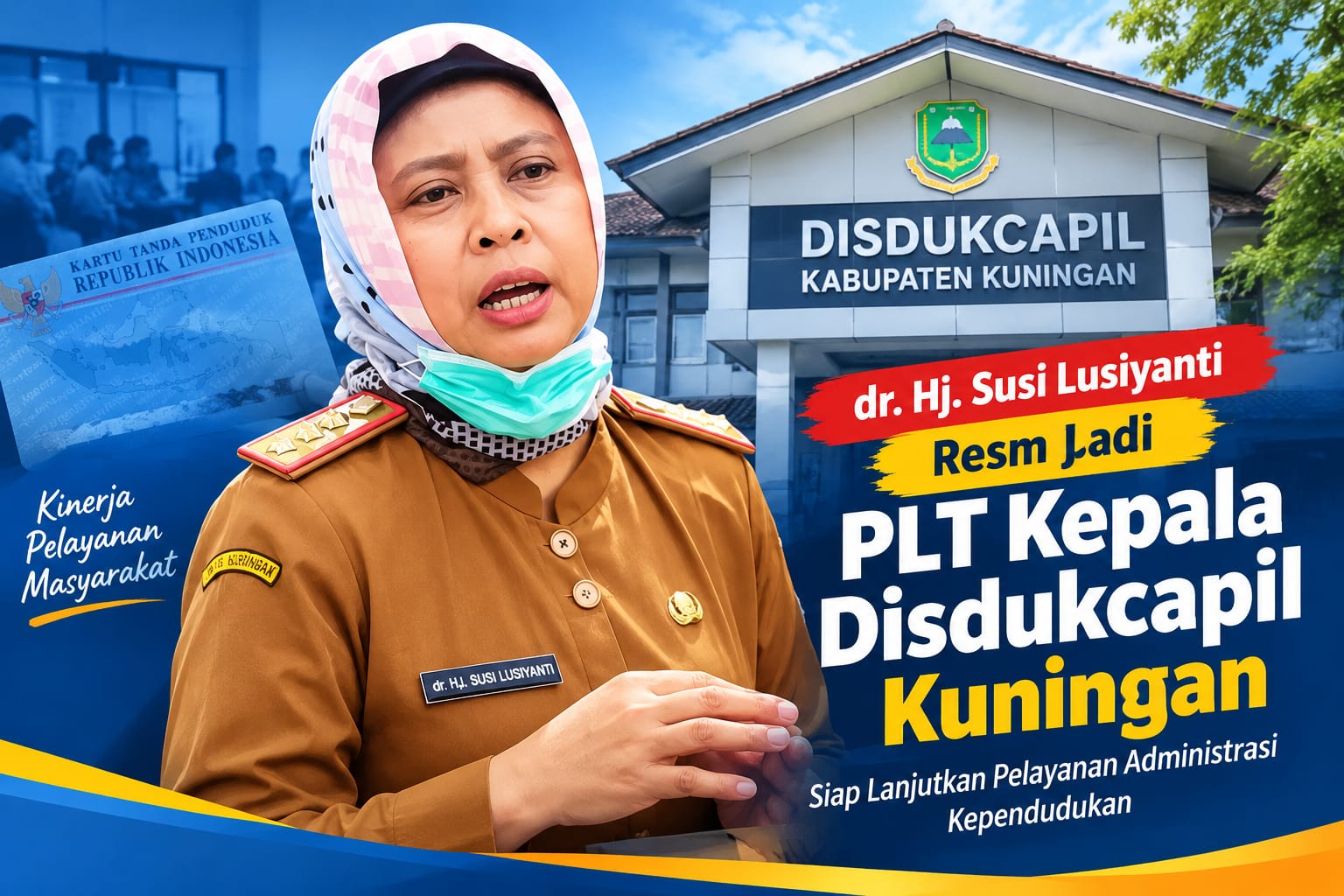 Bukan Mutofid, Bupati Dian Tunjuk Susi Jadi PLT Kadisdukcapil