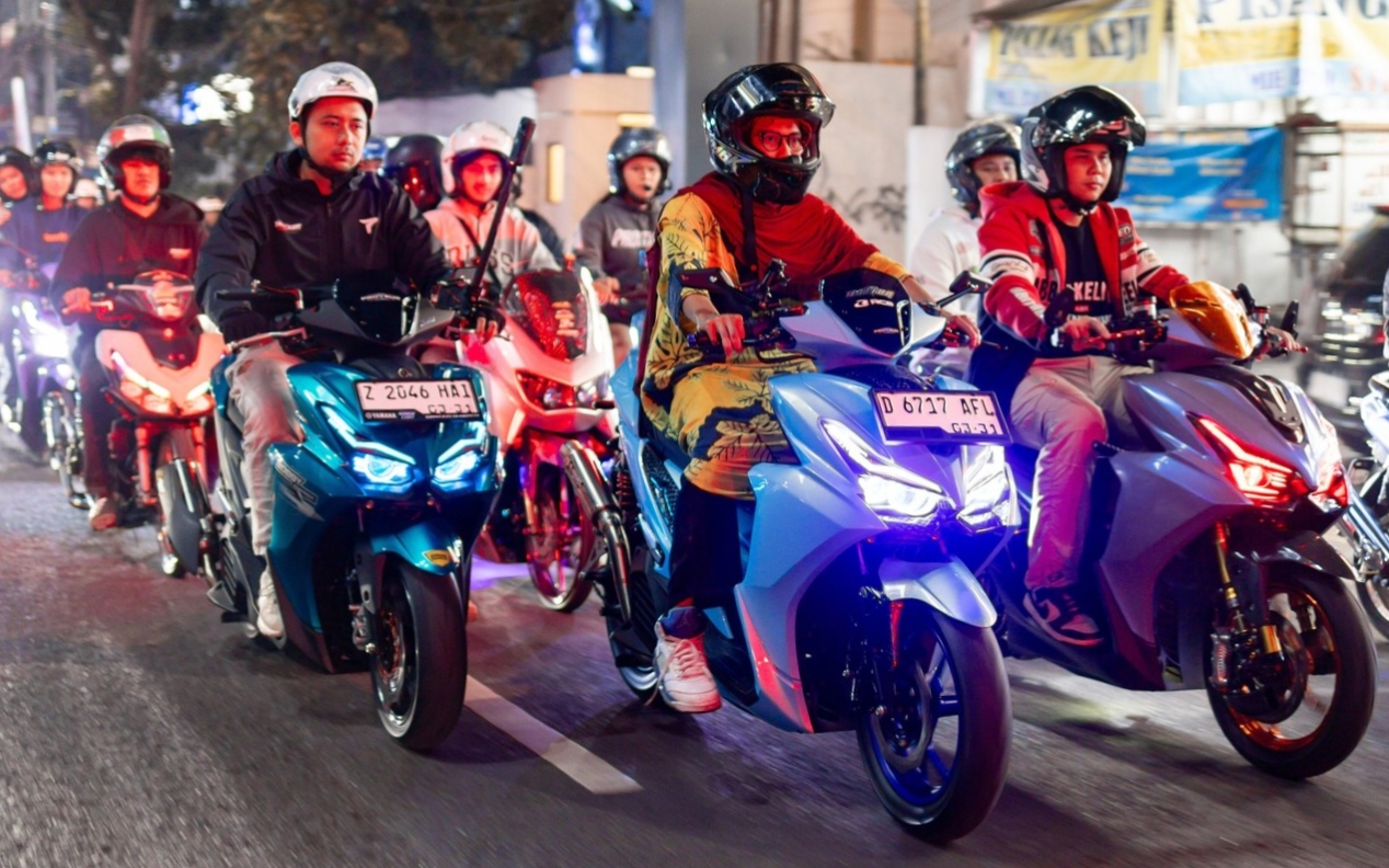 Menuju Satu Dekade Yamaha AEROX, Gathering Team AEROX Hadir kembali dan Buka Keseruan Perdana di Bandung