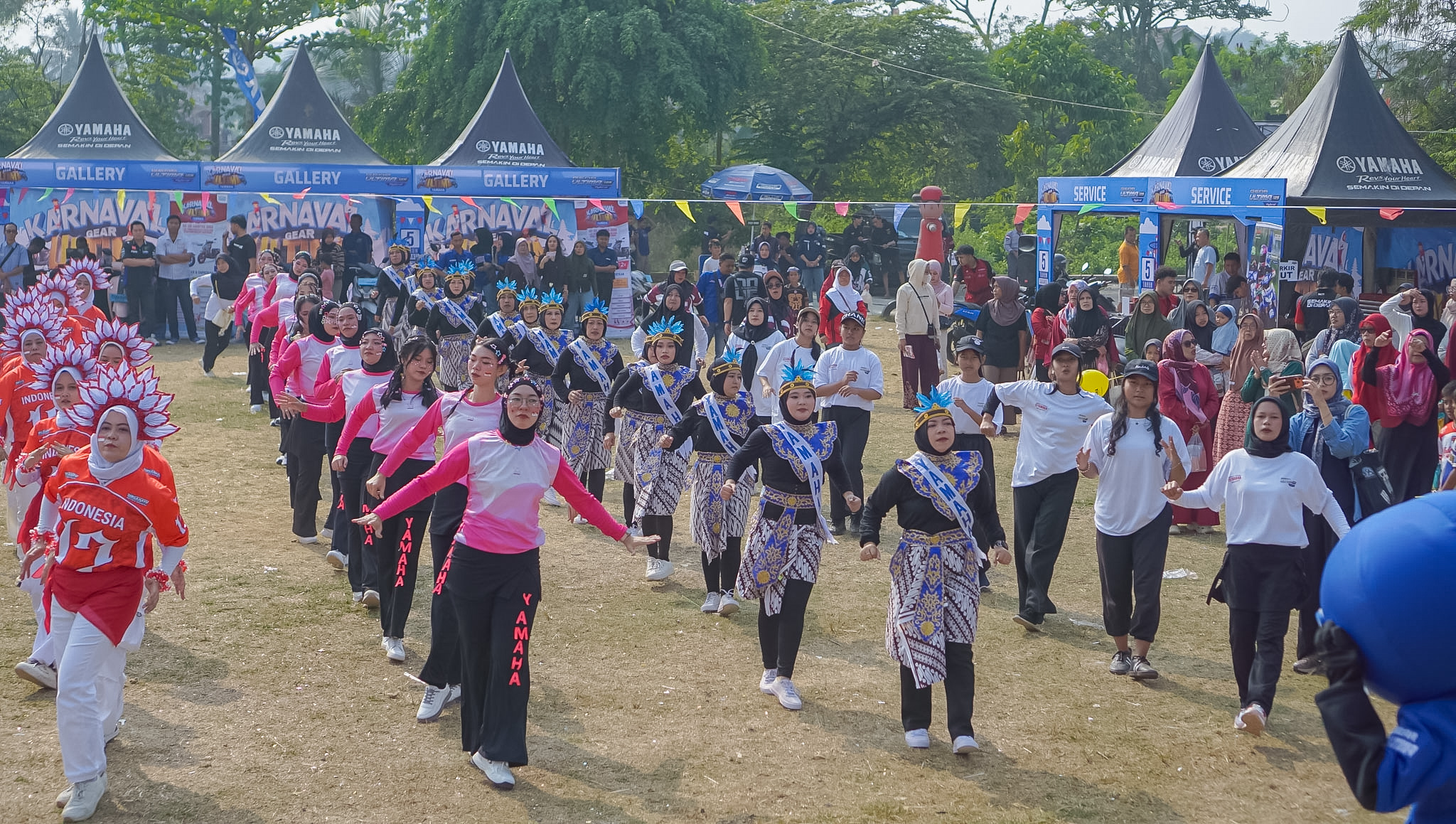 Yamaha Gear Ultima Ramaikan Karnaval Kemerdekaan di Sukabumi, Hadirkan Motor Irit 20 Jutaan