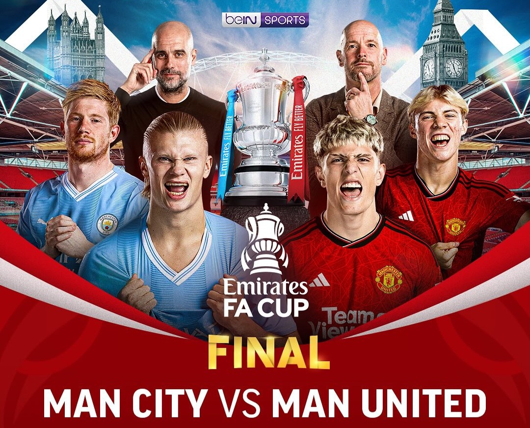 Jadwal dan Prediksi Final Piala FA 2024 Manchester United vs Manchester City