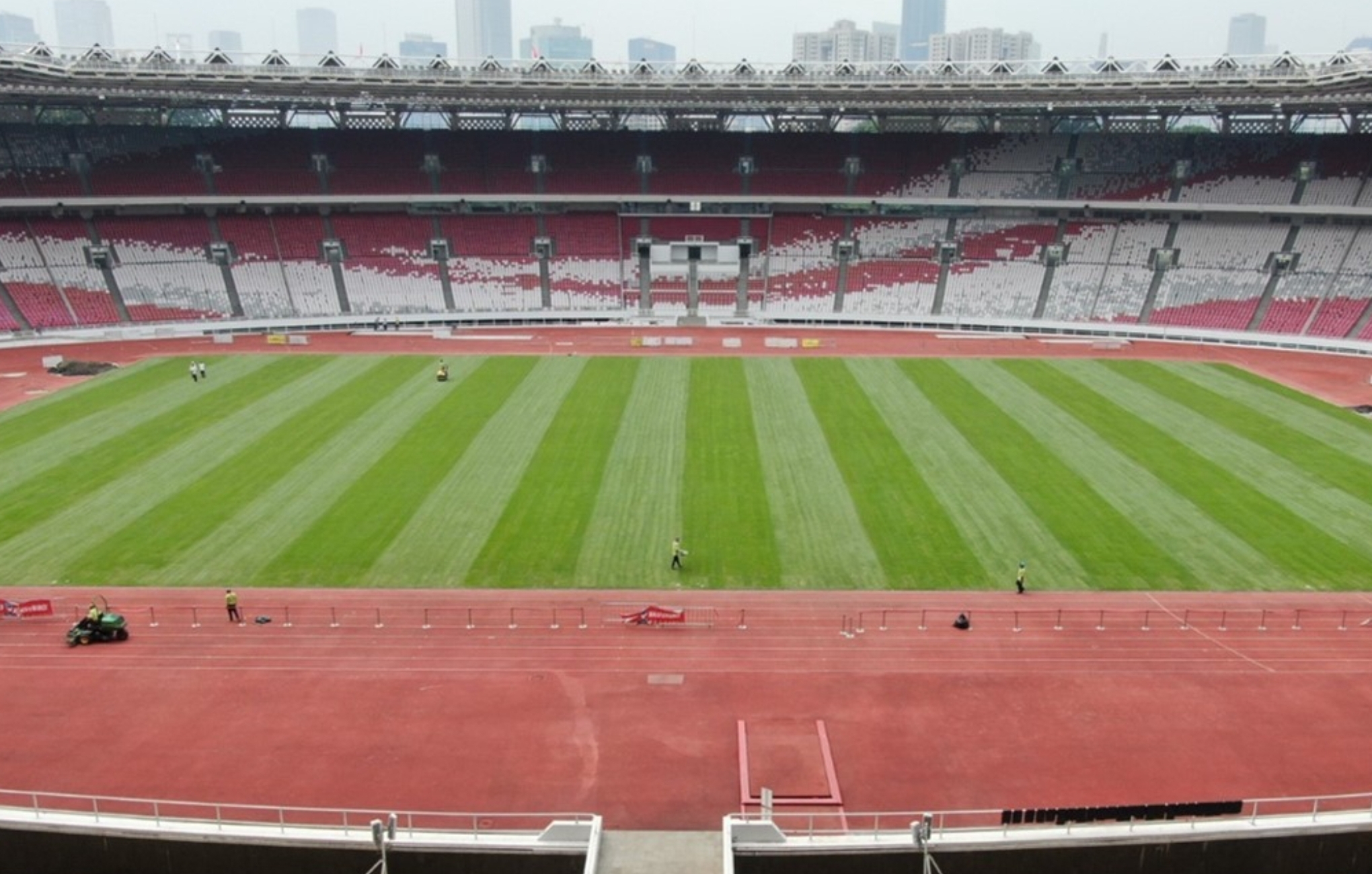 Penampakan Rumput Stadion GBK Jelang Kualifikasi Piala Dunia 2026 Zona Asia, Lutut Thom Haye Aman?