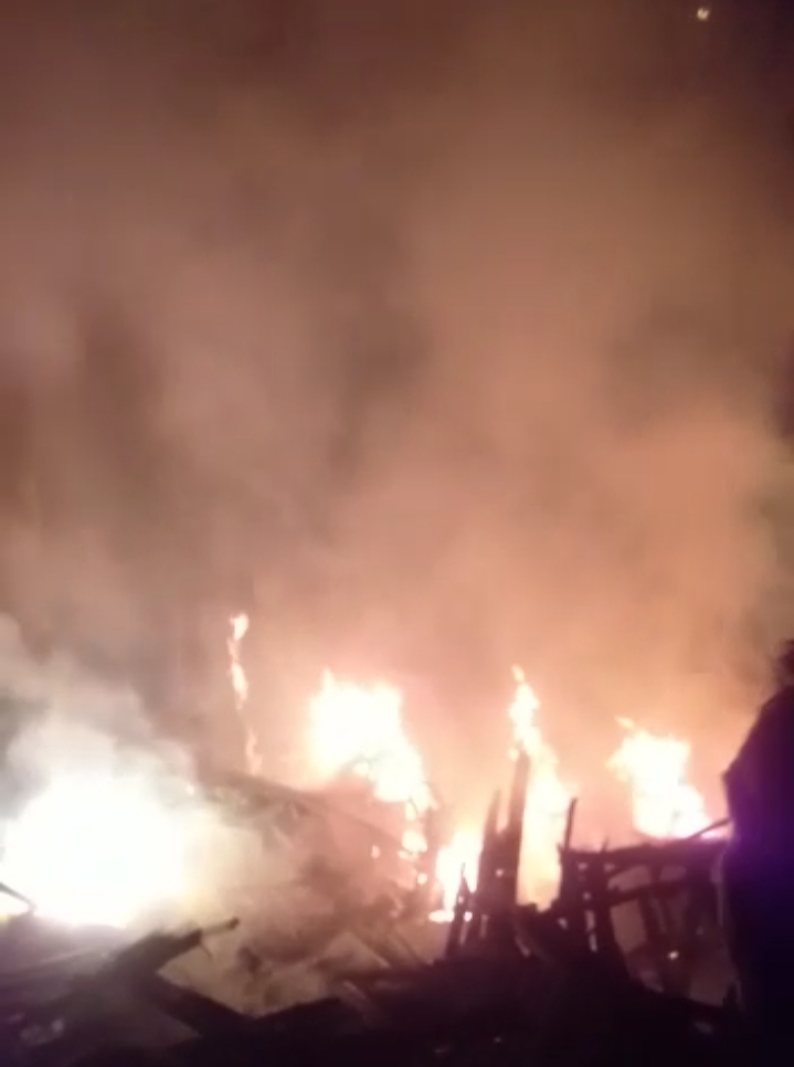 Pabrik Krupuk di Desa Jagara Kuningan Ludes Terbakar, Pemilik Rugi Ratusan Juta Rupiah