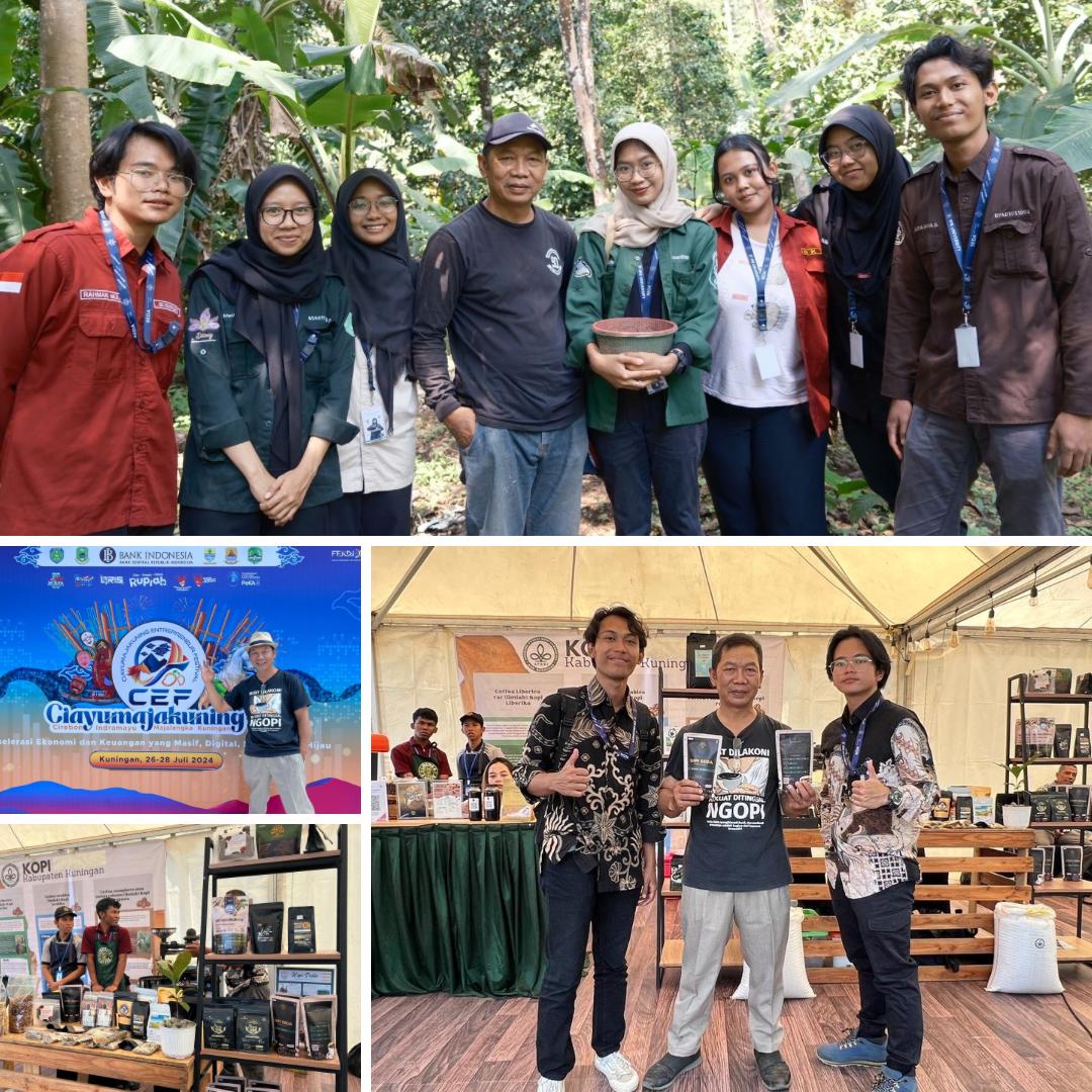 Mahasiswa KKNT Inovasi IPB Hantarkan Produk Kopi Desa Seda ke Ciayumajakuning Entrepreneur Festival 2024
