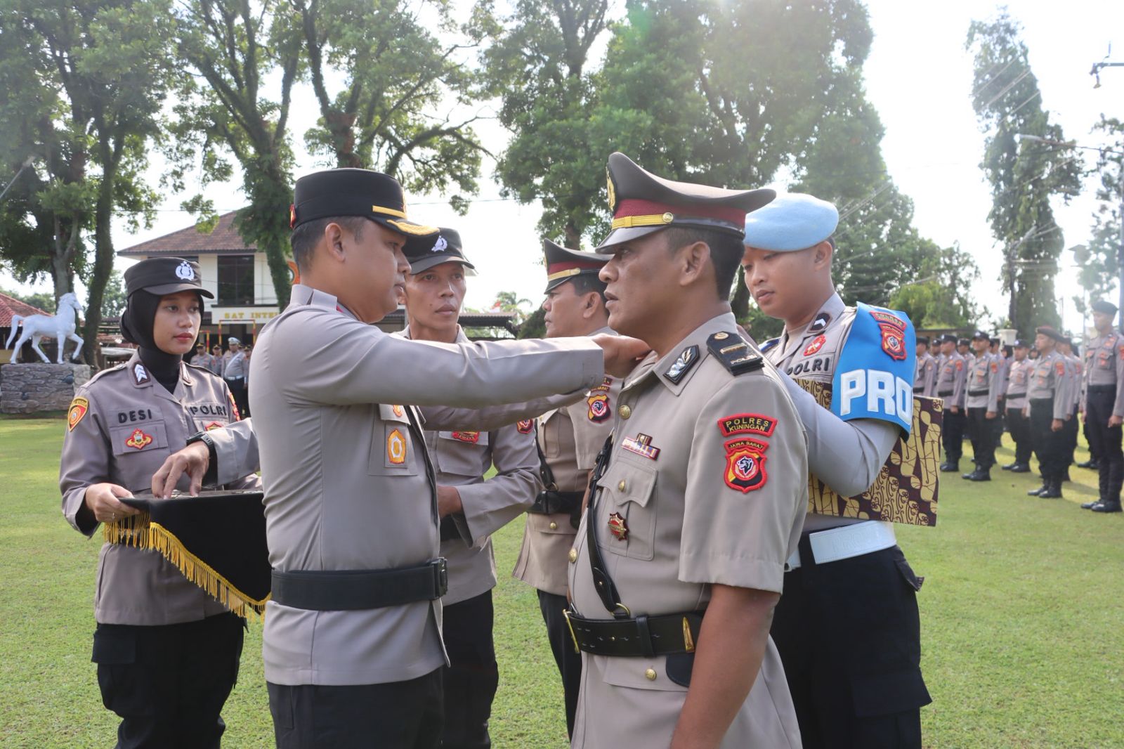 Alhamdulillah, Lama Dinas di Intelkam, Akhirnya Ipda Lukman Hakim Resmi Pimpin Polsek Pancalang