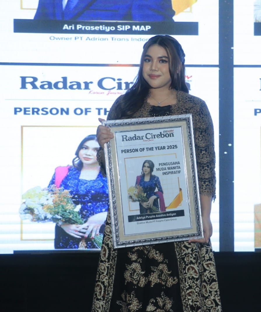 Adelya Puspita Azzahra Ardiyan Dianugerahi Person of The Year 2025, Pengusaha Muda Wanita Inspiratif