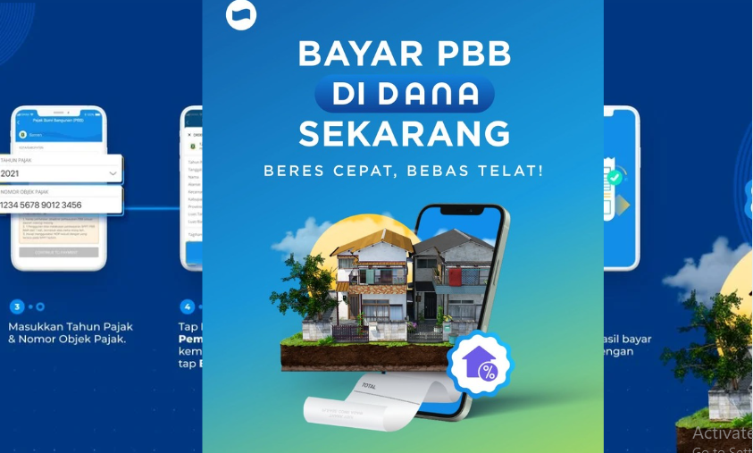 Bayar Pajak Bumi Bangunan Lebih Mudah Pakai Dompet Digital, ini Cara Bayar PBB Lewat Aplikasi DANA