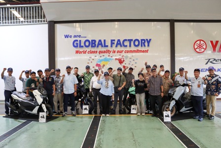 Yamaha Factory Visit, Fasilitasi Media & Pelaku Industri Untuk Melihat Proses Produksi Berstandar Global