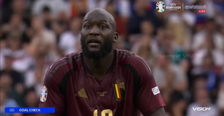 Nasib Apes Romelu Lukaku, Kala 2 Gol Dianulir Saat Belgia Kontra Slovakia Euro 2024, Lukaku Terlihat Kecewa