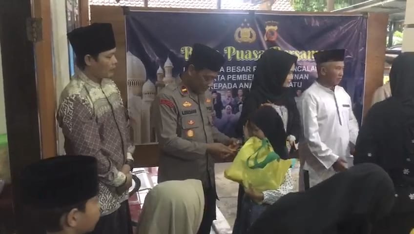 Polsek Pancalang Santuni 26 Anak Yatim, Pererat Silaturahmi di Bulan Ramadan