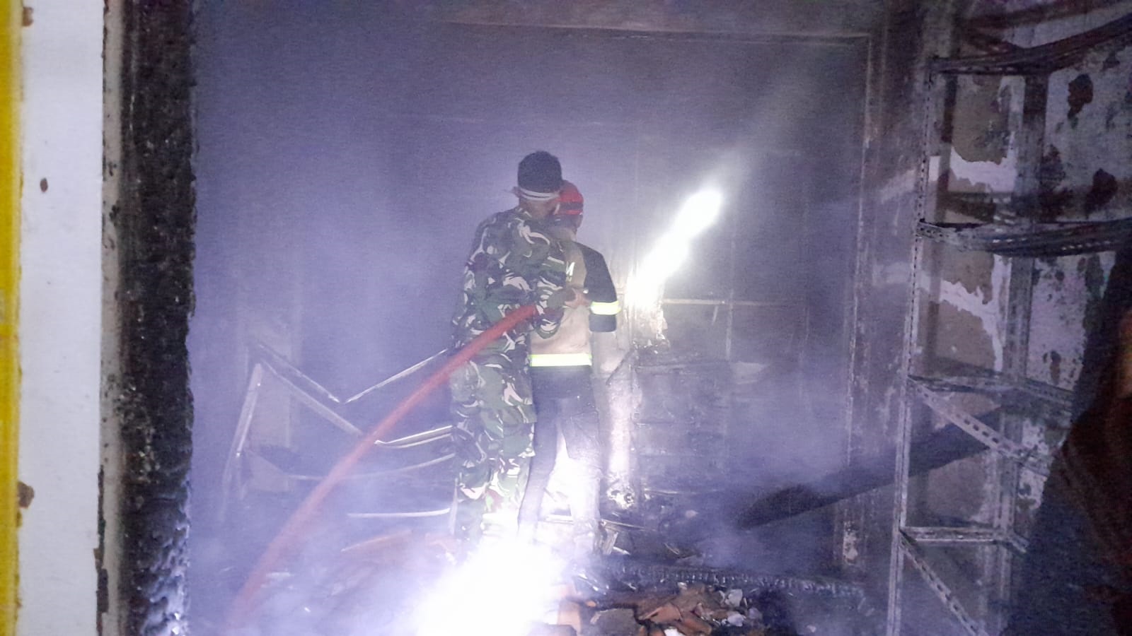Kebakaran di Tajur Buntu Pancalang, Diduga Dipicu Korsleting Listrik