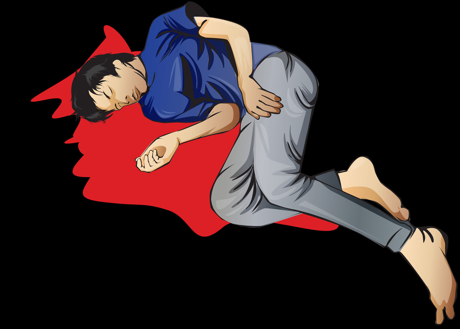 Jalan Menikung dan Licin, Sepeda Motor Terperosok di Jalan Desa Bunigeulis 