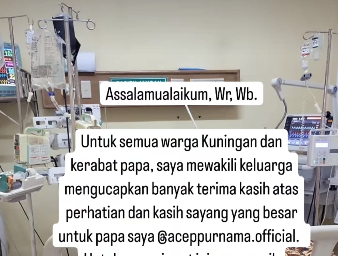 Kabar Terkini Acep Purnama, Dosis Obat Diturunkan, Sempat Sadar dan Menangis, Bakal Jalani MRI