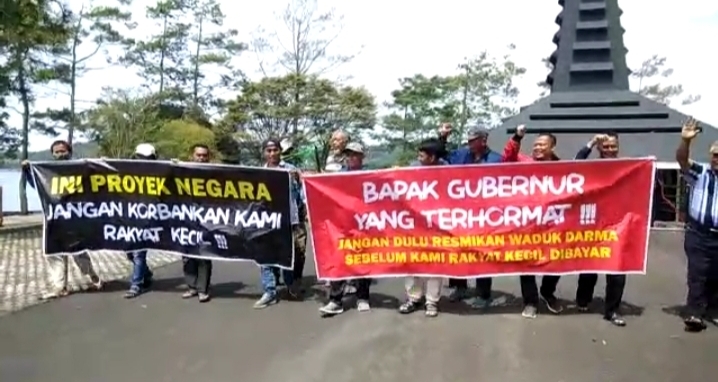 Kontraktor Belum Lunasi Pembayaran, Subkon Tuntut Gubernur Tidak Resmikan Waduk Darma