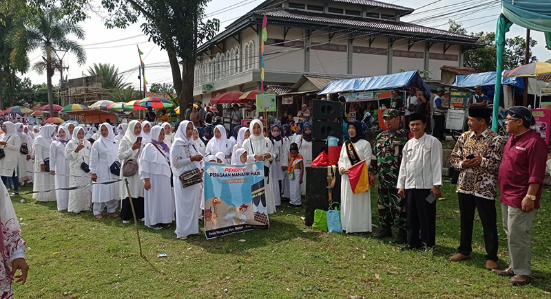 Kenalkan Ibadah Haji Sejak Dini, Siswa PAUD se-Kecamatan Beber Ikuti Manasik Kecil di Desa Wanayasa