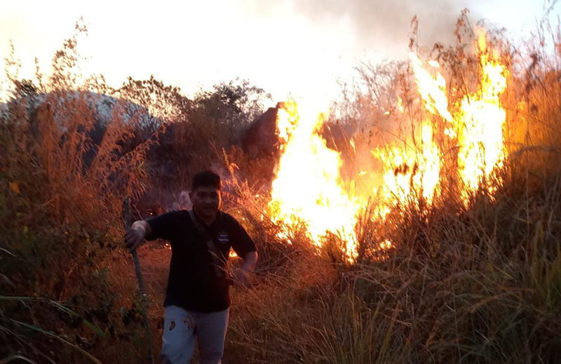 7,25 Hektare Lahan Gunung Ciremai Terbakar, Angin Kencang Sulitkan Proses Pemadaman