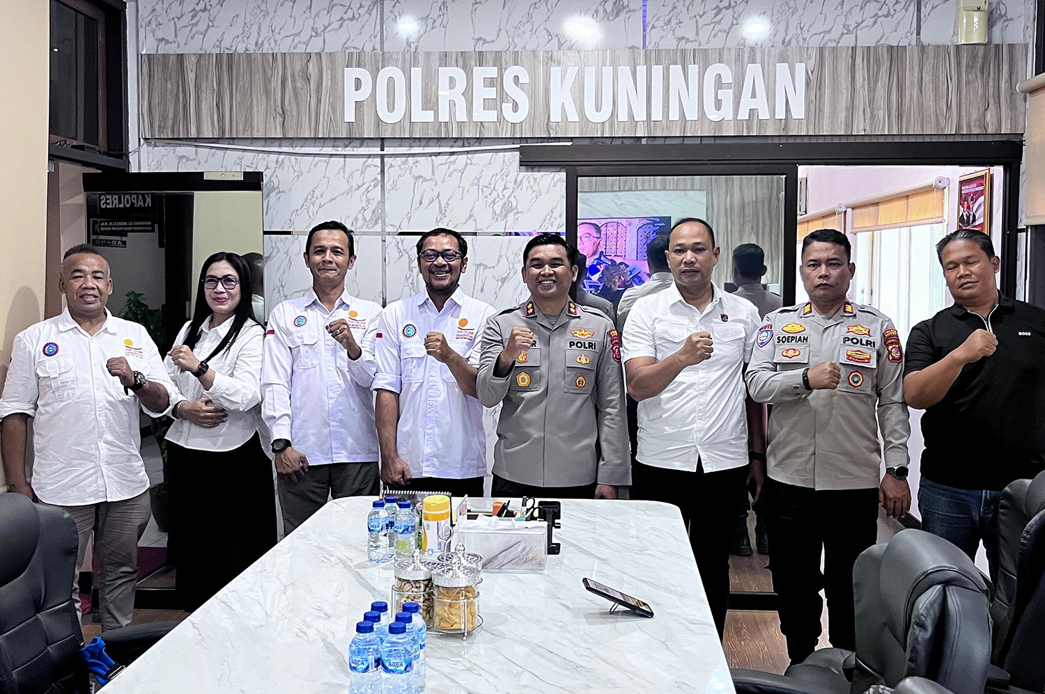 Jaga Kondusivitas Jelang May Day, KSPSI–Polres Kuningan Perkuat Sinergi