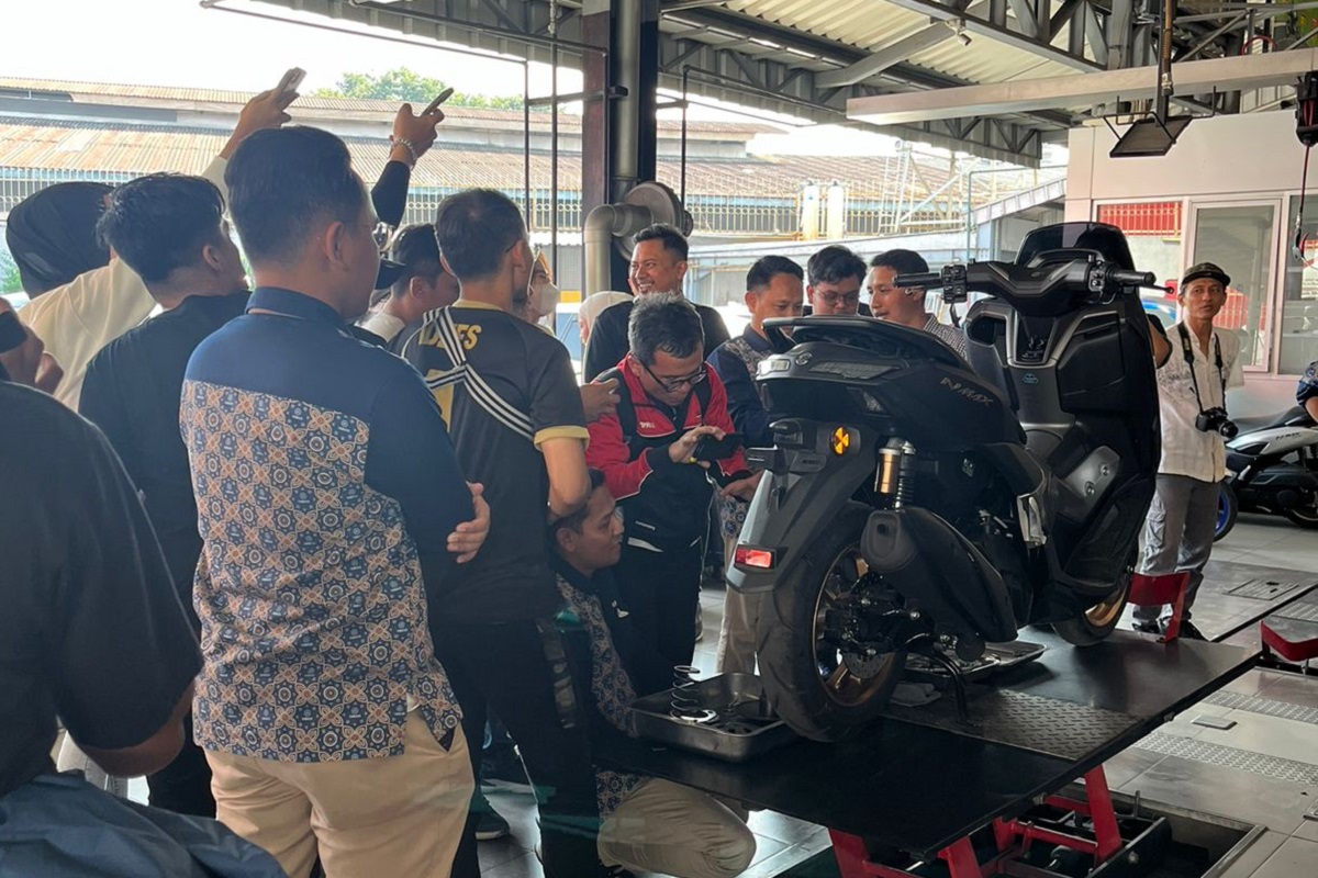 Yamaha Kupas Tuntas Update Teknologi Canggih Mesin NMax Turbo di Hadapan Awak Media