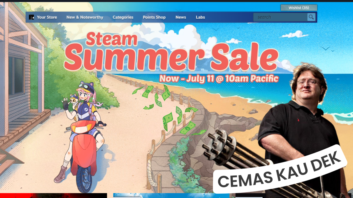 Banyak Game yang Didiskon Lebih dari 90 Persen! Steam Summer Sale 2024 Telah Dimulai, Yuk Diborong