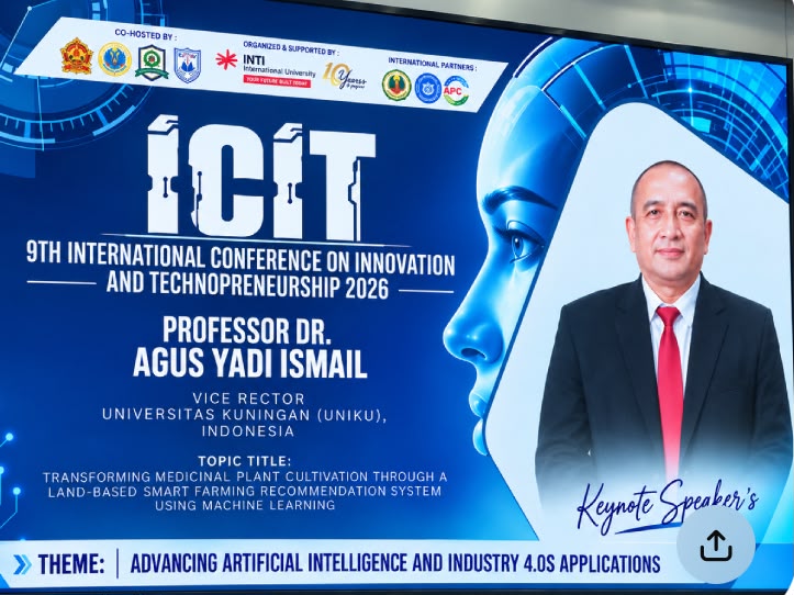 Warek III Uniku Jadi Keynote Speaker Konferensi Internasional di Malaysia