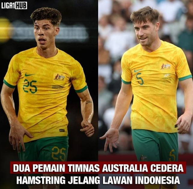 Peluang Emas Timnas Indonesia! Dua Fullback Penting Timnas Australia Dipastikan Absen Pada Piala Dunia 2026