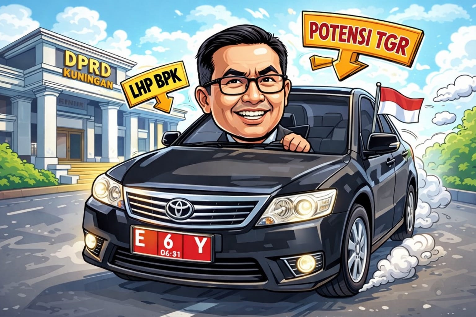 Sekda Kuningan Penuhi Panggilan DPRD, Bahas Temuan LHP BPK