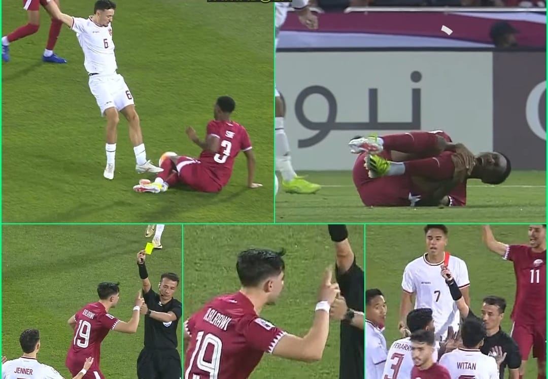 4 Keputusan Kontroversial Wasit Nasrullo Kabirov di Pertandingan Qatar U-23 vs Indonesia U-23