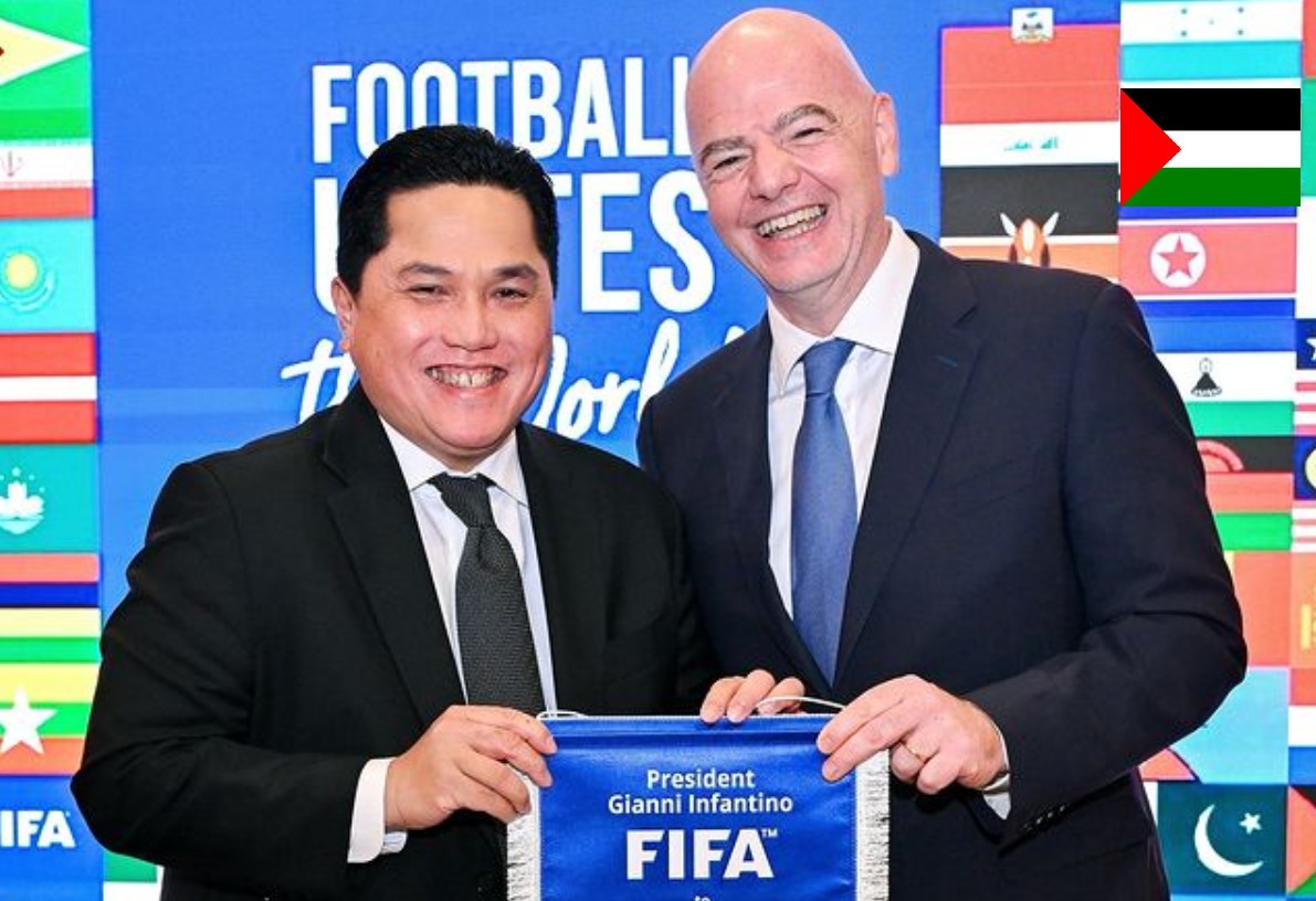 Erick Thohir Bersua Gianni Infantino, Presiden FIFA Puji Timnas Indonesia Sanggup Pecahkan Rekor