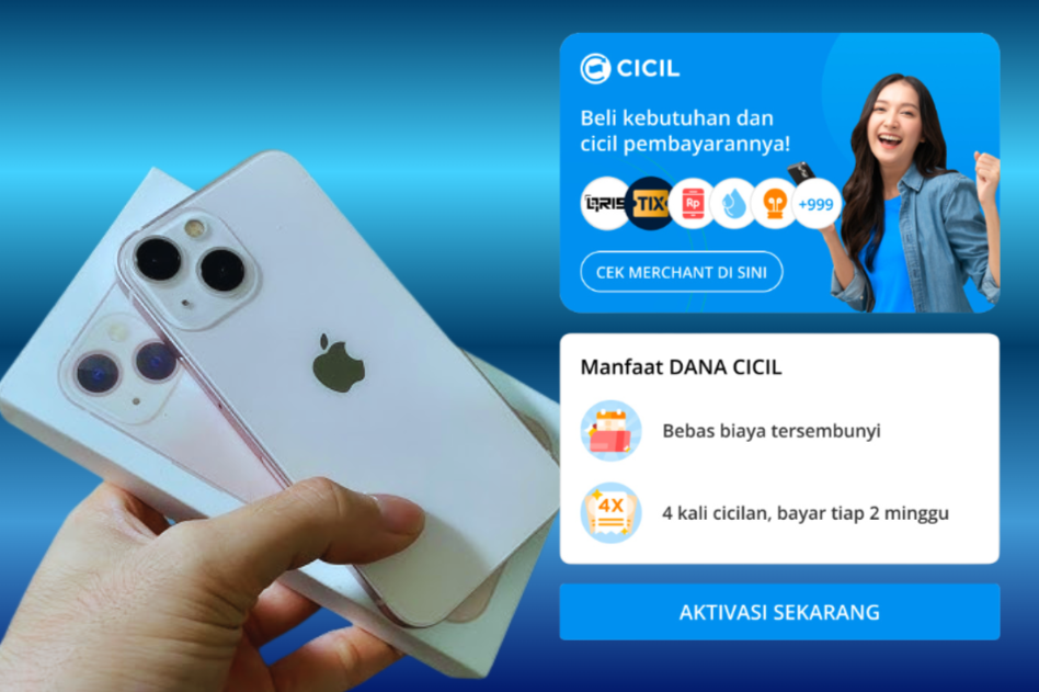 Kekurangan Dana Untuk Membeli iPhone 16? Pakai DANA Cicil, Bisa Dapat Pinjaman Hingga Rp2 Juta!
