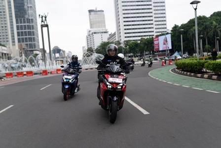 Bikers Aerox Tumpah Ruah, Nikmati Vibes We Are Aerox Society di Jakarta