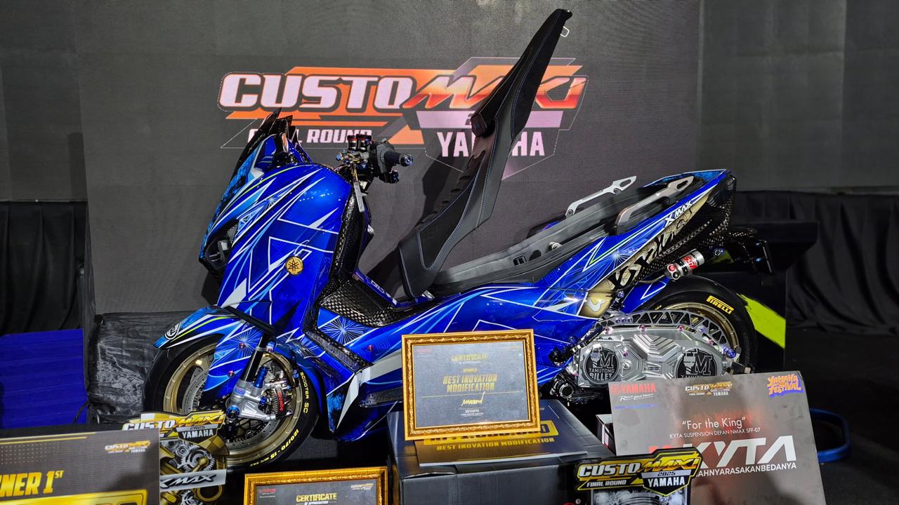 Modif Seharga Hampir 1 Miliar, XMAX Anak Medan Jadi King of MAXI di Ajang Grand Final CustoMAXI 2025