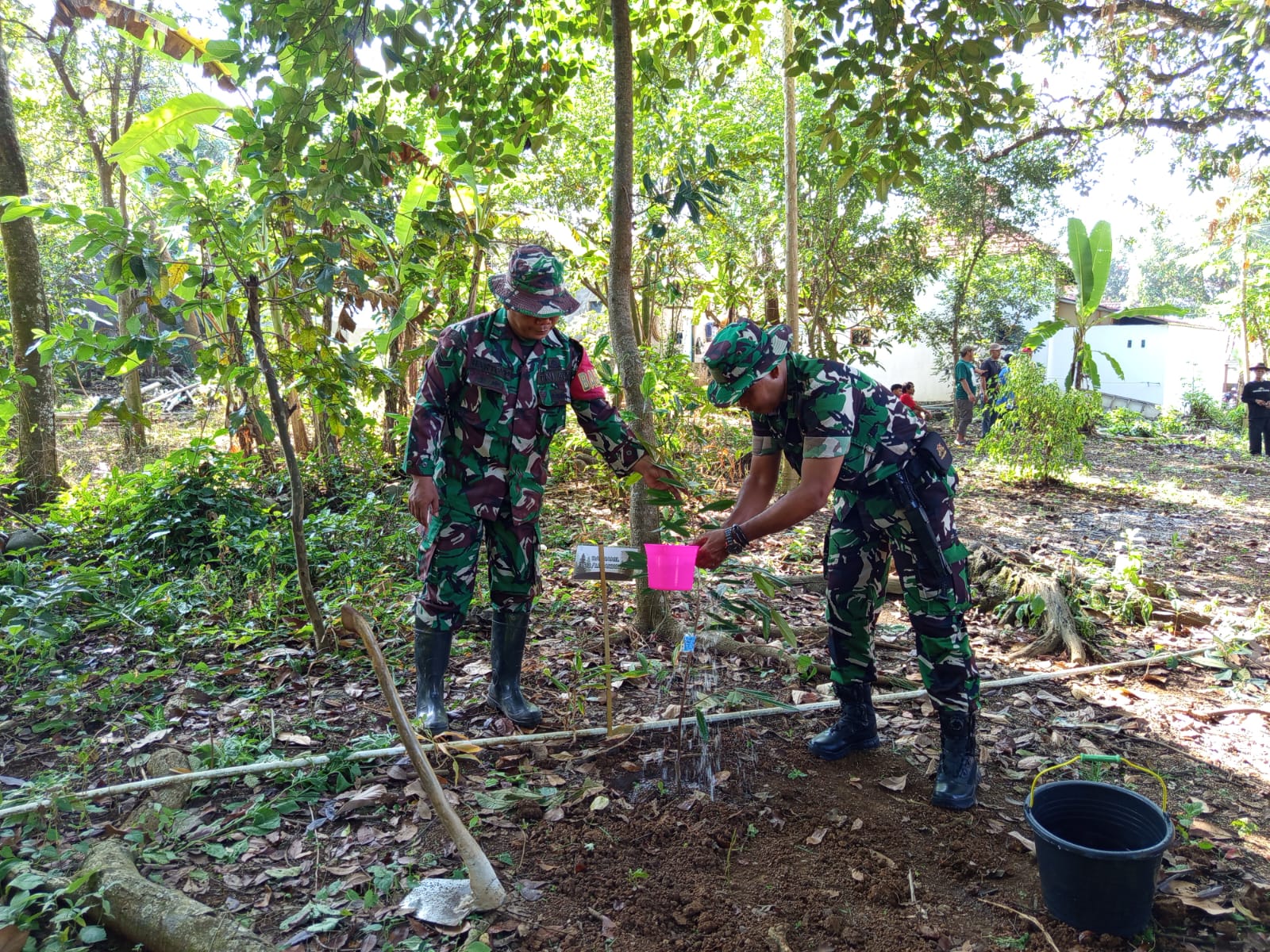 Jelang Nusantara Melon Fest 2025, Kodim Kuningan Tanam 1.000 Pohon di Maleber