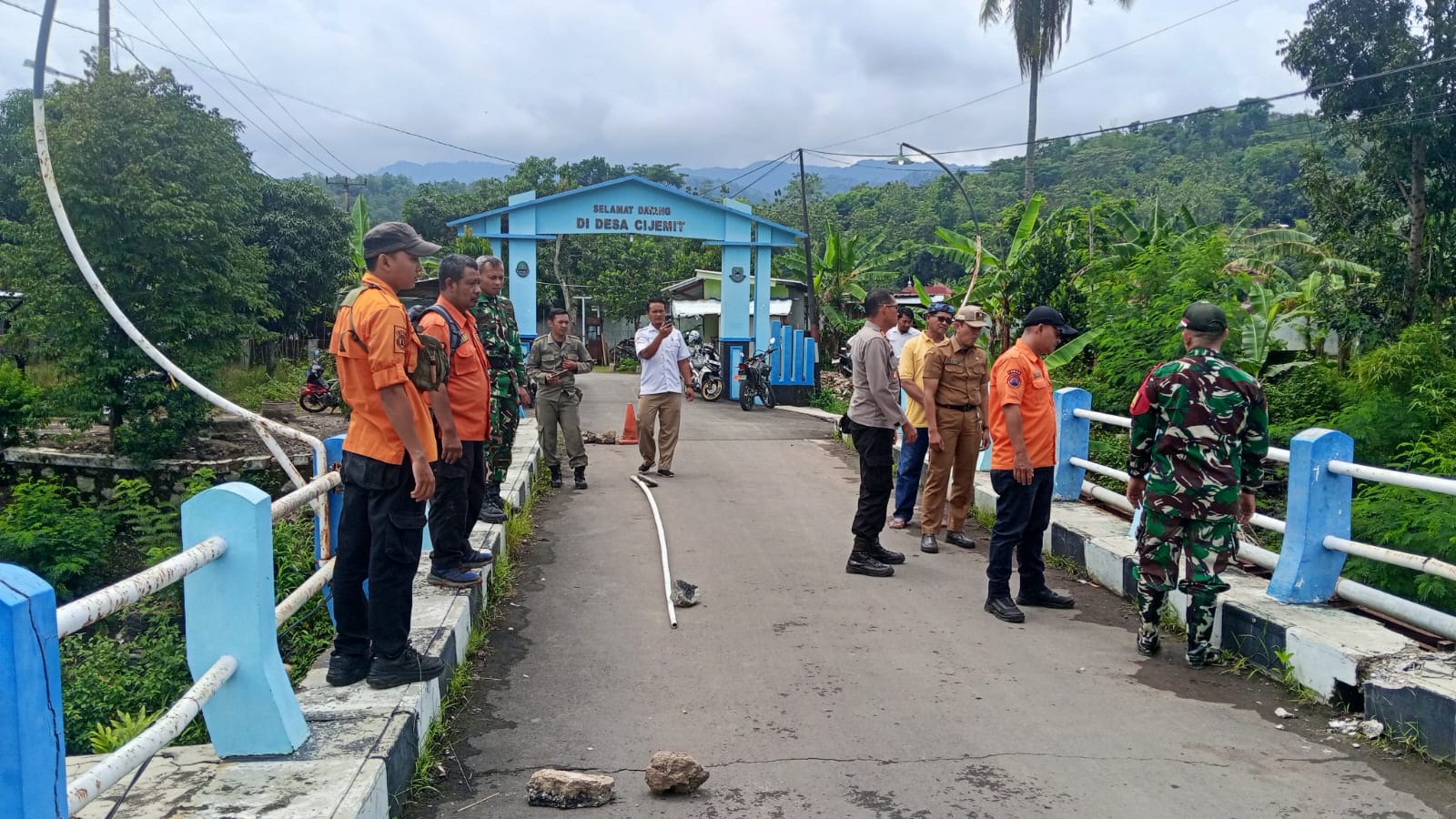Anggaran Perbaikan Jembatan Sungai Cipedak dari BPKAD?