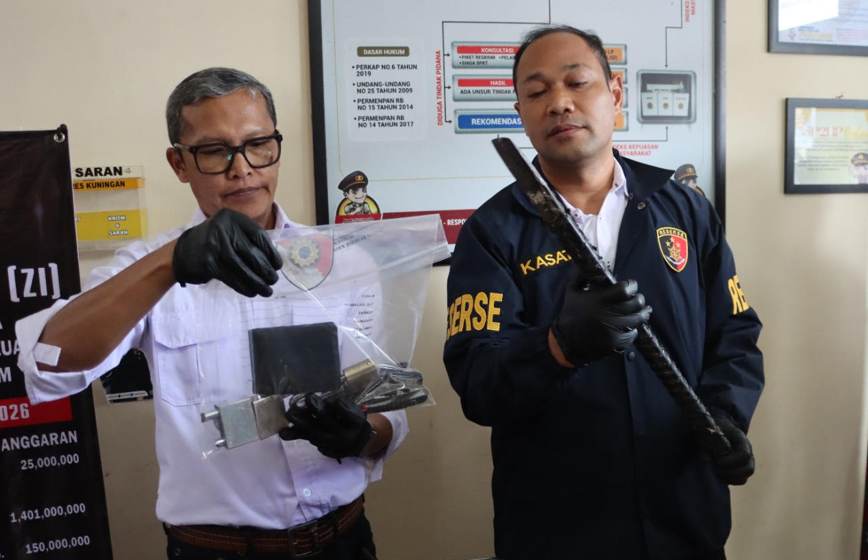 Dari Kabupaten Batang Bobol Toko di Kuningan 