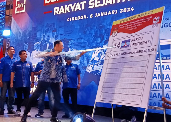 AHY Kampanye Perdana Partai Demokrat di Cirebon, Sebut Dapat Titipan Salam dari Pak SBY
