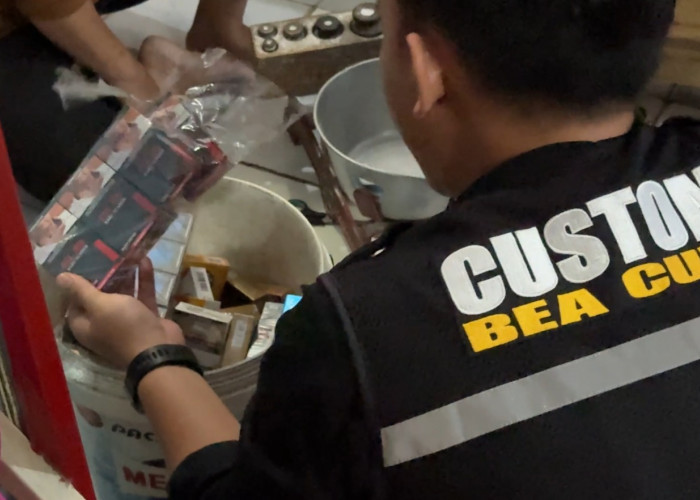 Bea Cukai Cirebon Sita 394 Ribu Batang Rokok Ilegal, Negara Selamatkan Rp294 Juta