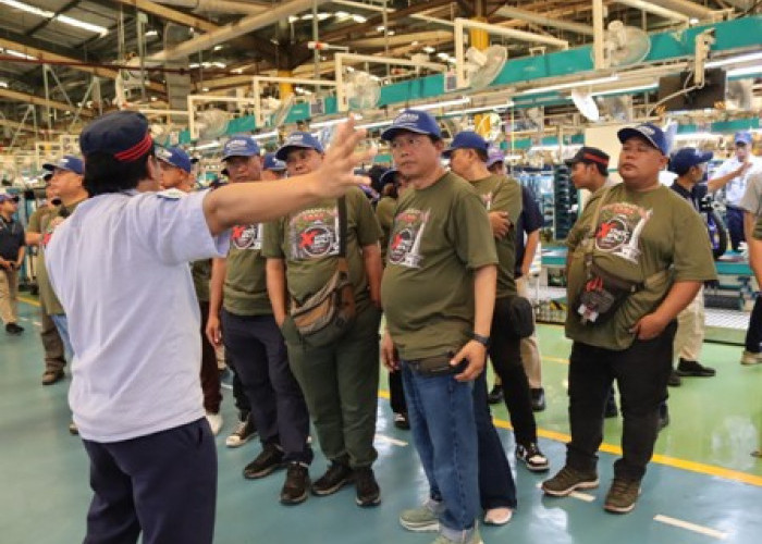 Factory Visit Yamaha, XMAX Owners Community Bali Intip Standar Produksi Berkelas Global