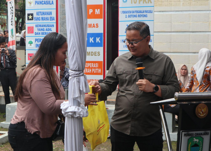 Desa Cihanjaro Jadi Pusat Pelaksanaan Gerakan Pangan Murah