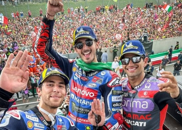 Hasil MotoGP Italia 2024: Bagnaia Juara, Bastianini Lakukan Aksi Dramatis Salip Jorge Martin di Lap Akhir!