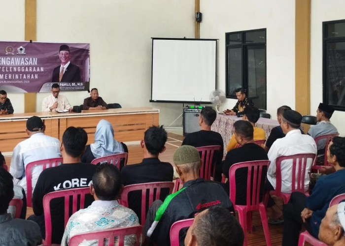 H Dudy Pamuji Jadi Anggota Dewan Pertama Berkunjung ke Desa Sayana