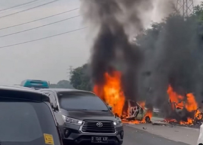 Korban Kecelakaan Beruntun di Tol Jakarta - Cikampek Km 58 Hari Ini, Kondisi Hangus Belum Teridentifikasi
