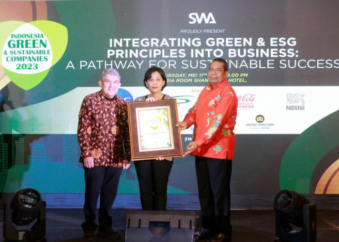 CCEP Indonesia Raih Penghargaan di Ajang Indonesia Green and Sustainable Companies Award 2023 