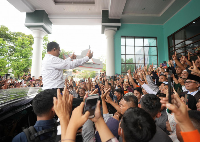 Disambut Teriakan Presiden, Calon Presiden Anies Baswedan Ikuti Silaturahmi Akbar AMINKEUN Ciamis