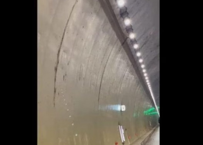 Ngeri, Dinding Twin Tunnel Tol Cisumdawu Retak, Akibat Rentetan Gempa Tutup Tahun di Sumedang