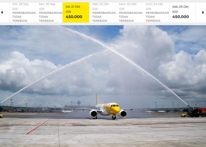 Maskapai Scoot Luncurkan Rute Bandara Kertajati - Singapura, Harga Tiket Cuma Rp 450 Ribu!