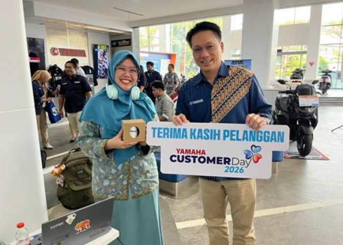 Rayakan Hari Pelanggan Nasional Bersama Yamaha, Hadirkan Kejutan Bentuk Apresiasi